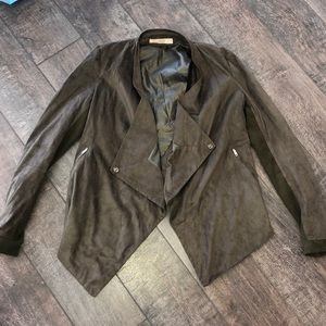 Hunter green suede jacket